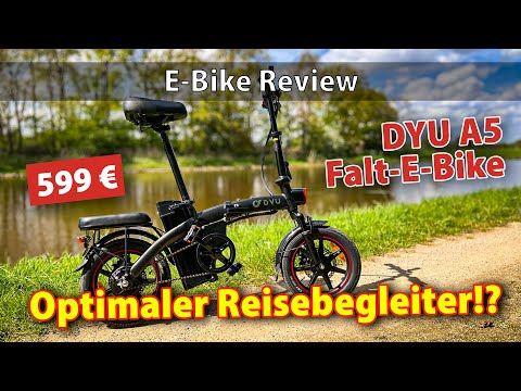 Überraschend komfortables Falt-E-Bike mit 48V Akku: DYU A5 - optimaler Camping-Begleiter für 599 EUR