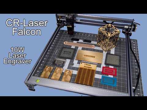 Wood, Stainless Steel, Aluminum, This Laser Does It All - Creality CR-Laser Falcon 10W Review