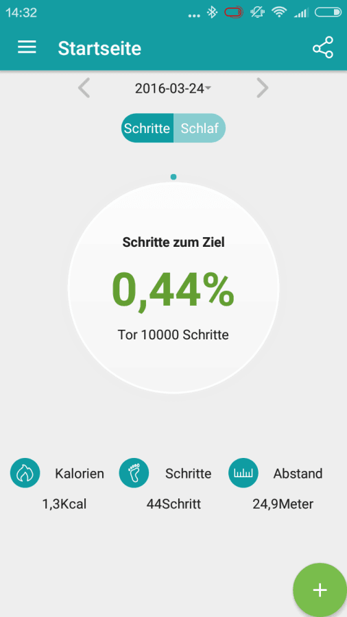 Fundo Wear App Schrittzähler