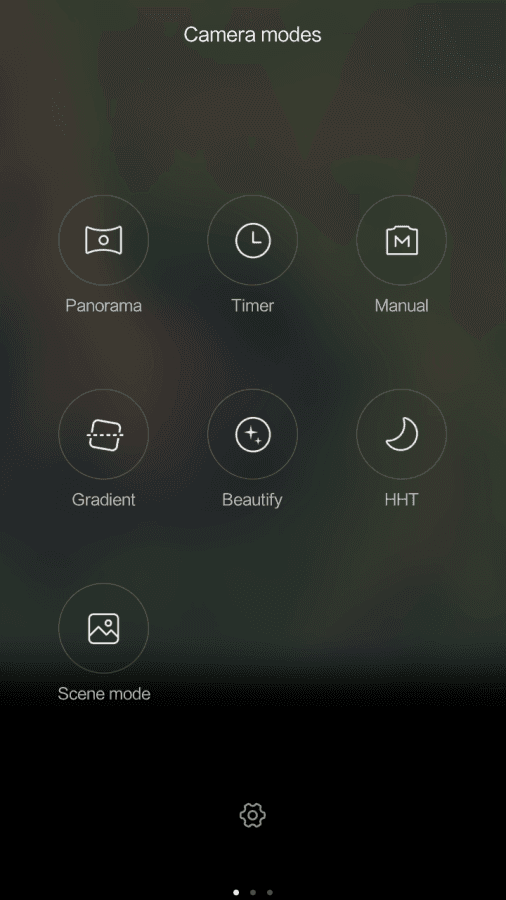 MIUI 7 Kamera App Foto-Modi