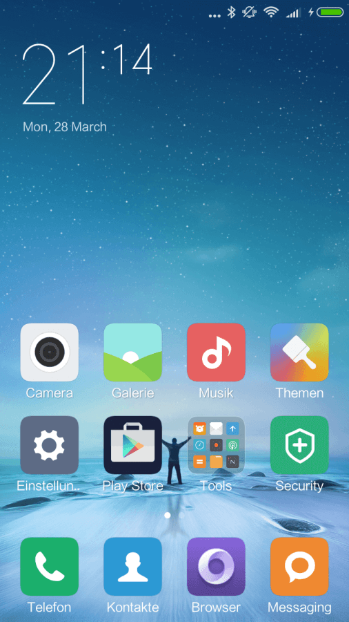 MIUI 7 Homescreen