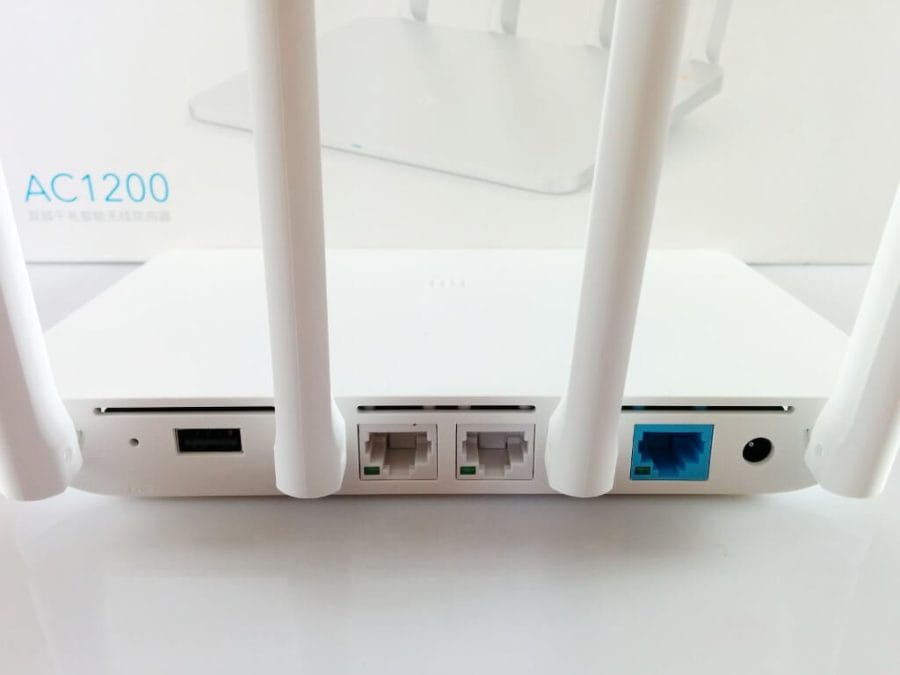 Xiaomi Router 3 Anschlüsse