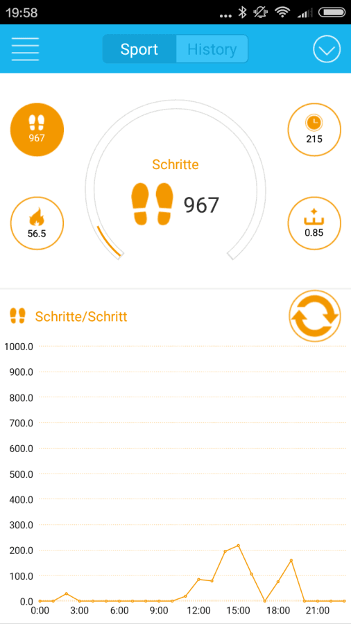 Schrittzähler iWOWN i5