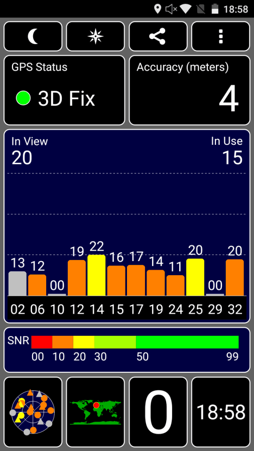 Cubot H2 GPS Innen