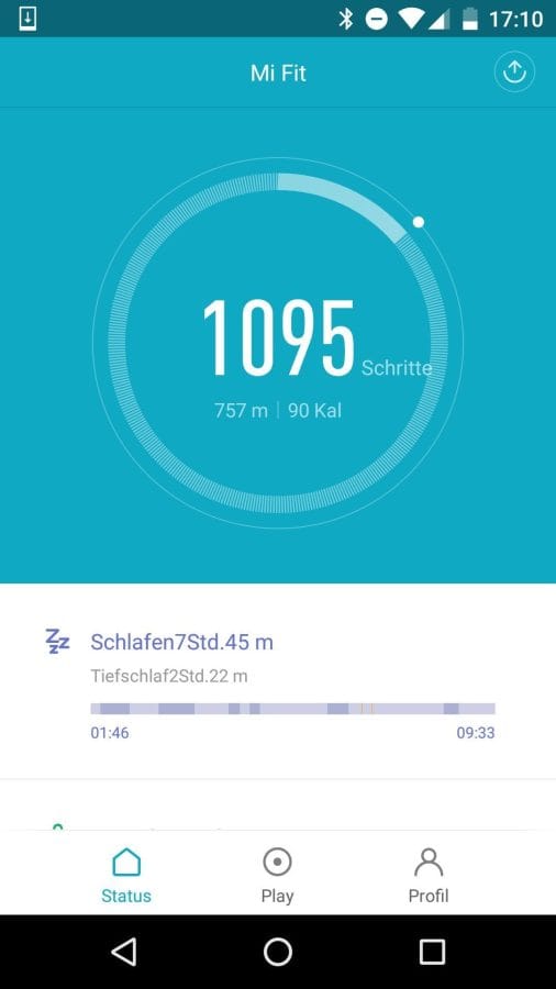 MiFit Schrittzähler