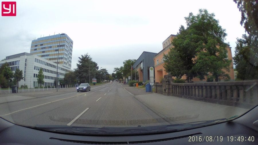 Xiaoyi Yi Dashcam Testaufnahme (2)