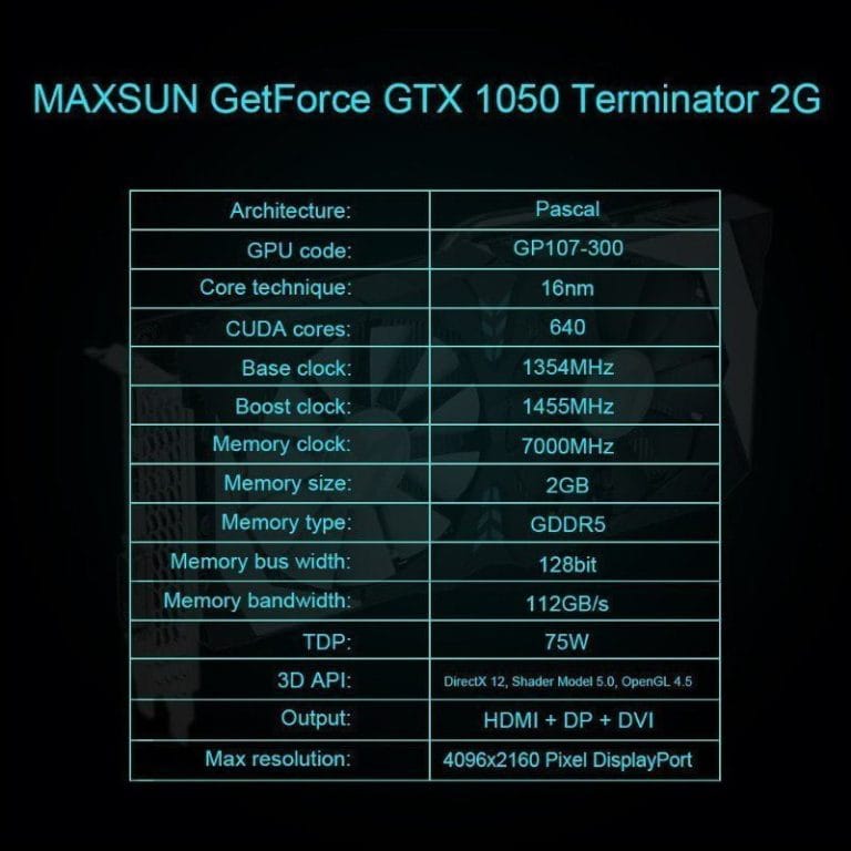 MAXSUN GTX 1050 (1)