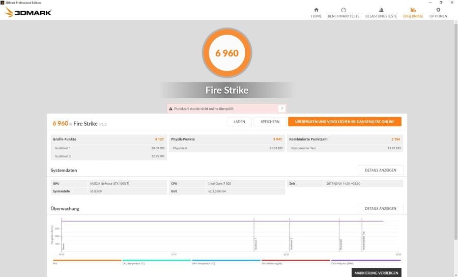 3DMark Fire Strike Benchmark Boost