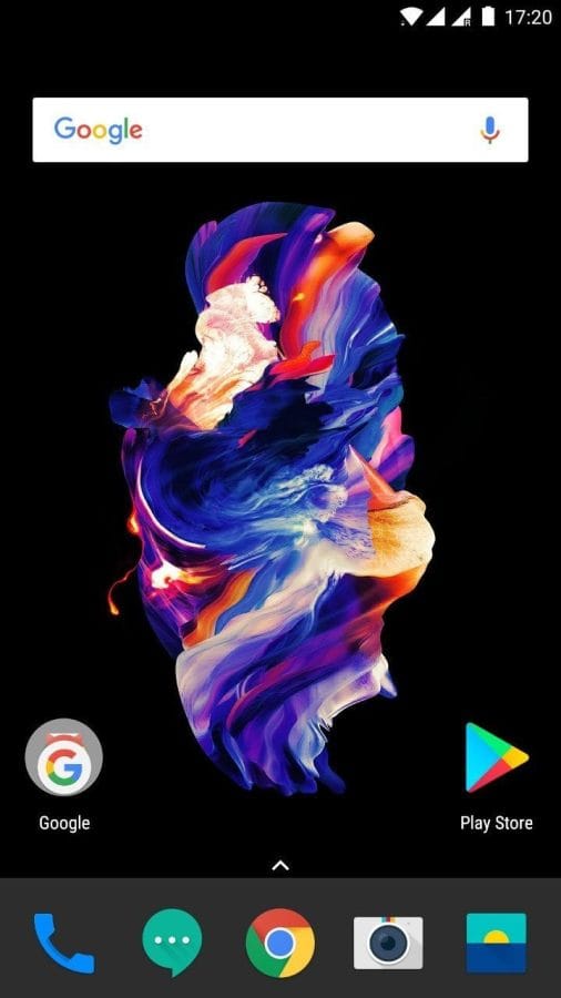 OxygenOS Homescreen