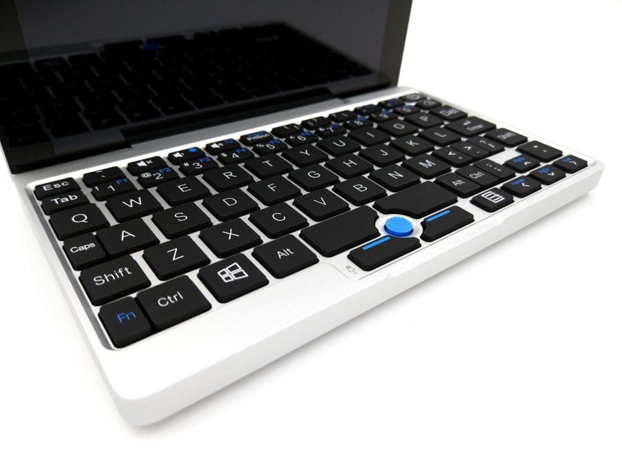 Tastatur und Trackpoint des GPD Pocket