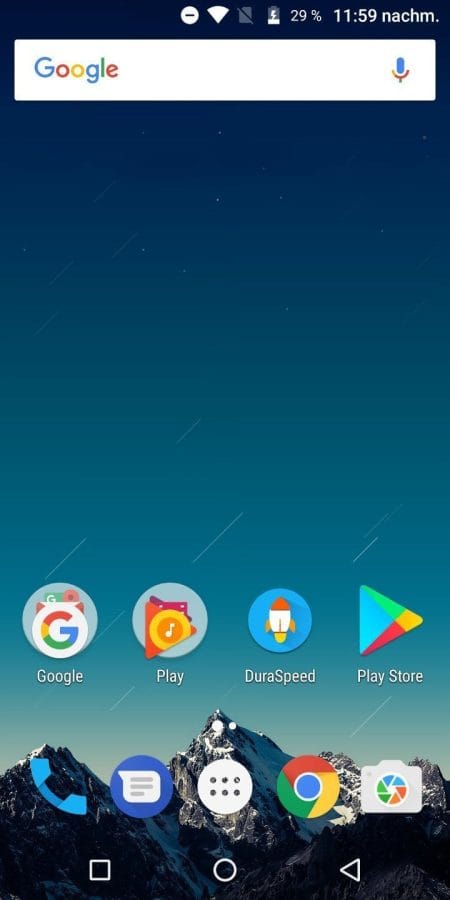 Vernee Mix 2 Home-Screen