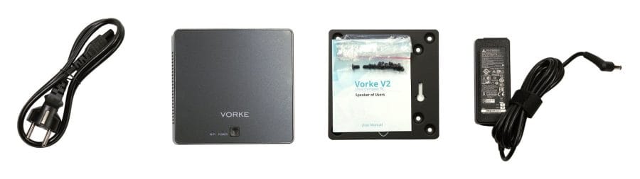 Lieferumfang des Vorke V2 Plus