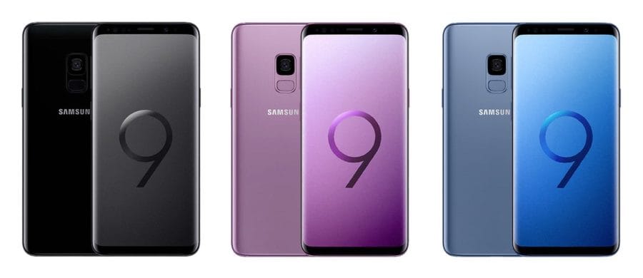 Samsung Galaxy S9 Farbvarianten