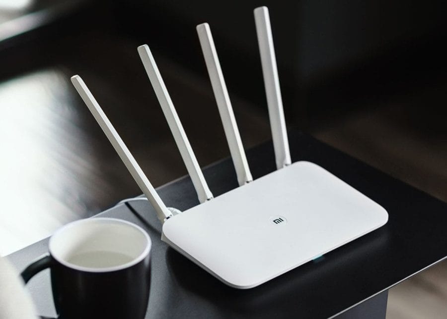 Der Xiaomi Mi WiFi Router von Hinten