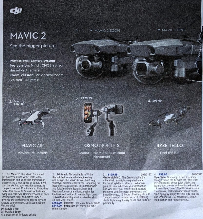 DJI Mavic 2 Pro und Mavic 2 Zoom Leak