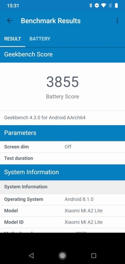 Geekbench Akkutest (1)