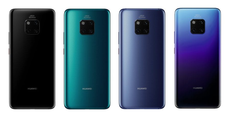 Farben des Huawei Mate 20 Pro