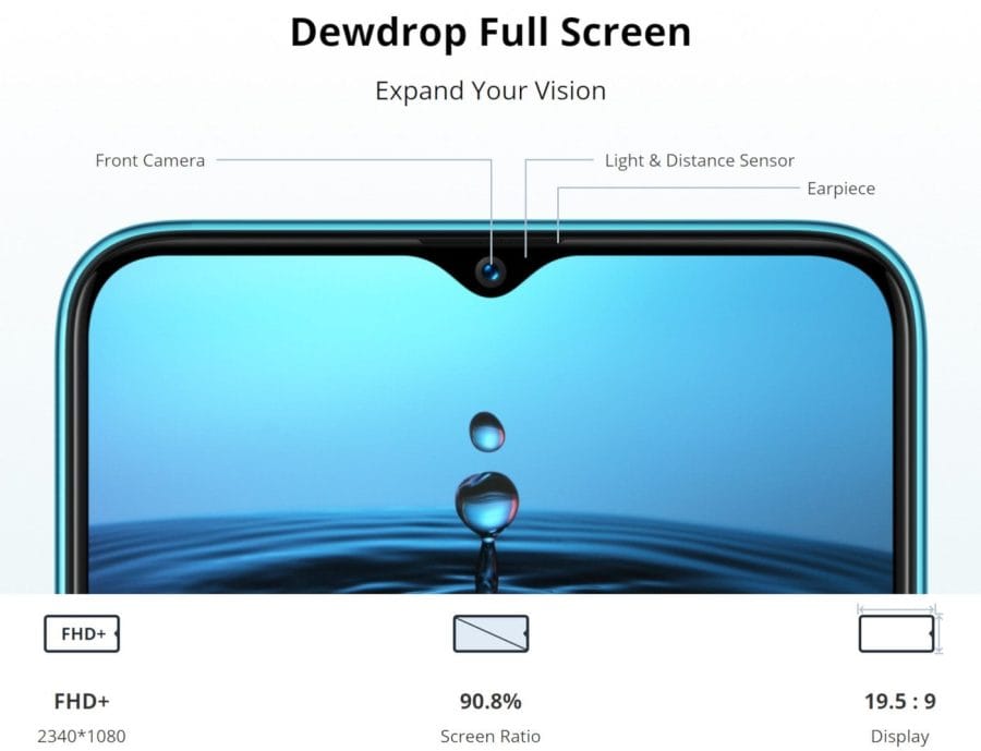 Oppo Realme 2 Pro Dewdrop Display