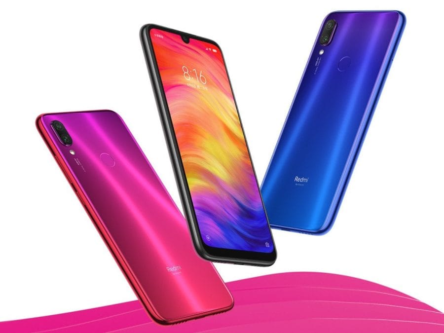 Farben des Redmi Note 7 Smartphones