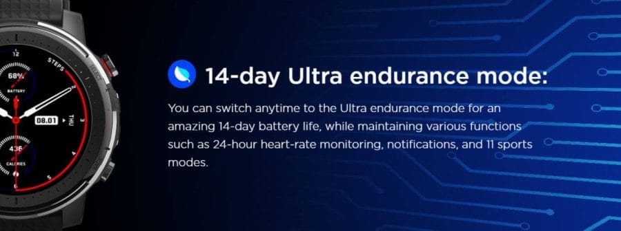 Amazfit Stratos 3 Ultra Endurance Mode