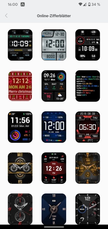 Amazfit App Watchfaces