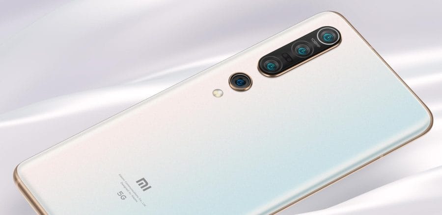 Das Xiaomi Mi 10 Pro in Weiß