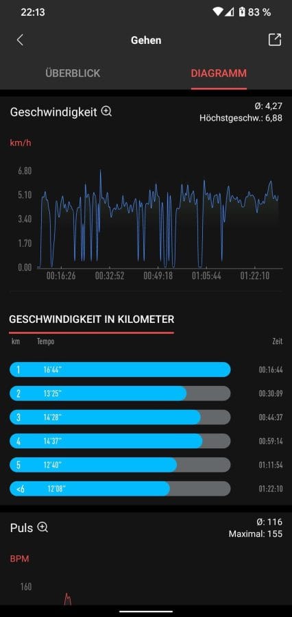 Amazfit App Aktivität (2)