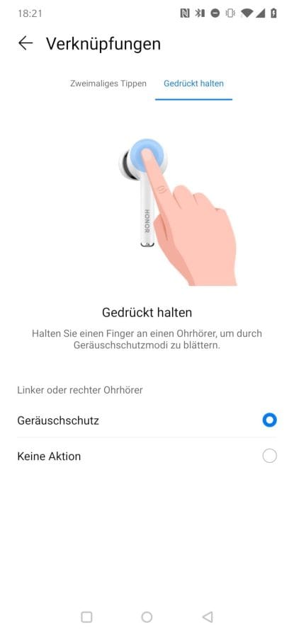 AI Life App ANC Steuerung.