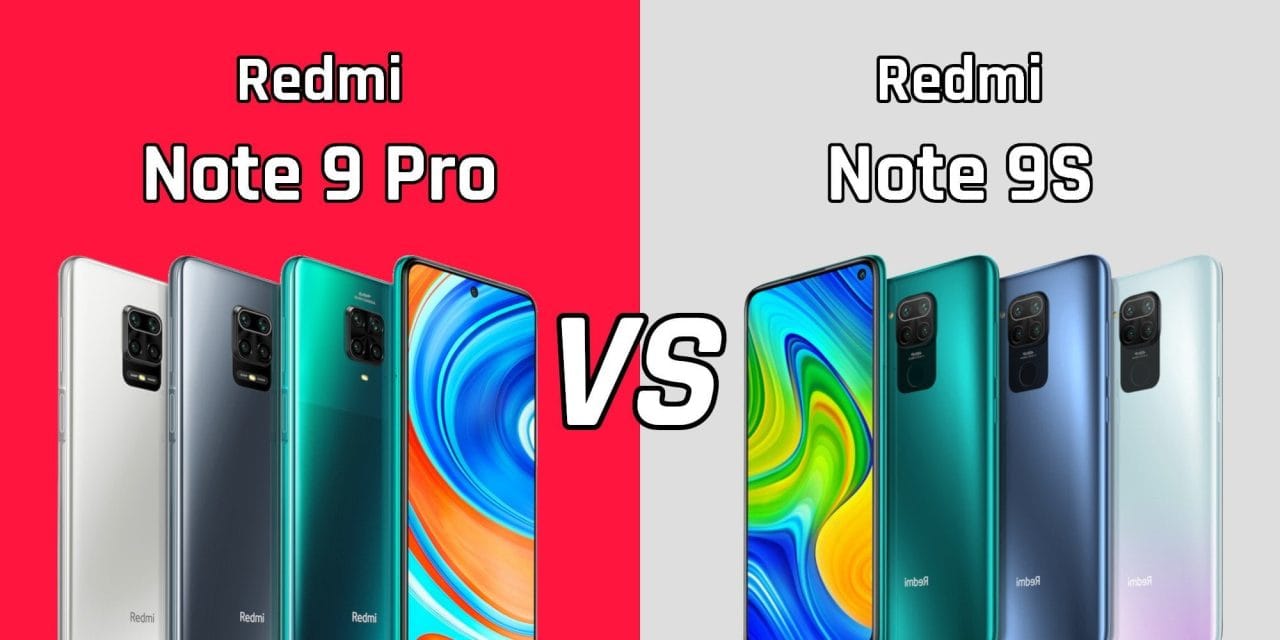 Hier vergleichen wir das Xiaomi Redmi Note 9 Pro mit dem Redmi Note 9S.