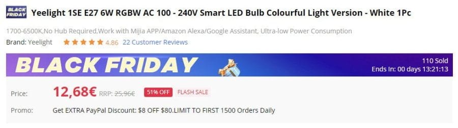 Yeelight 1SE bei Gearbest kaufen.