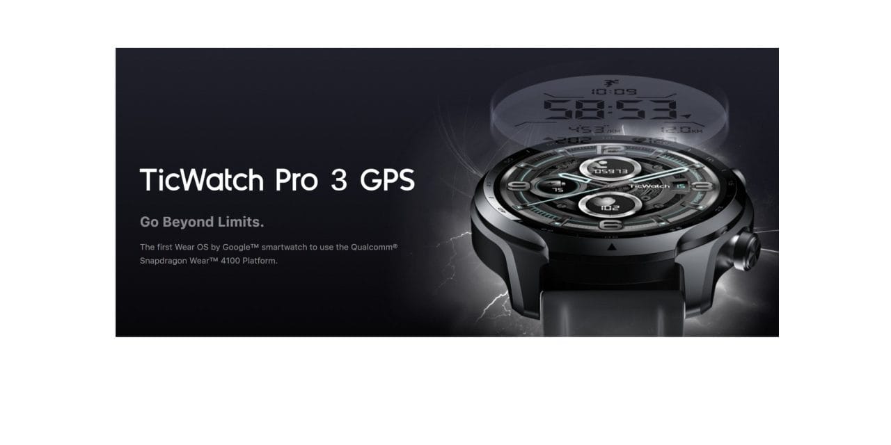 TicWatch Pro 3 GPS Smartwatch mit Wear 4100