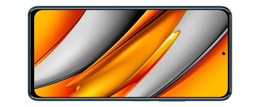 POCO F3 Vorderseite mit AMOLED Display