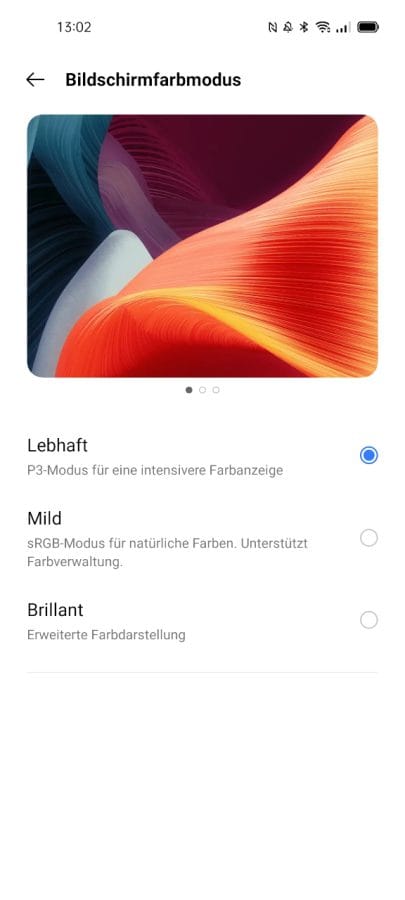 realme GT Displayeinstellungen (2)