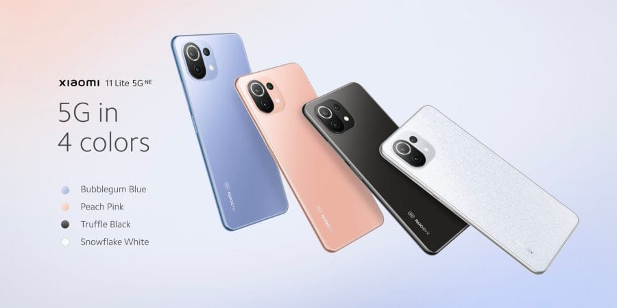 Xiaomi 11 Lite 5G NE Farben