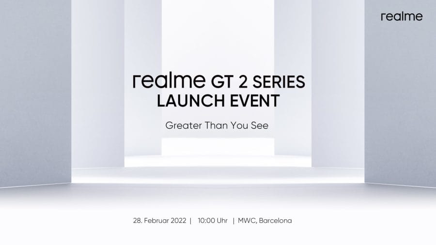 realme GT 2 Global Launch Event am 28. Februar 2022