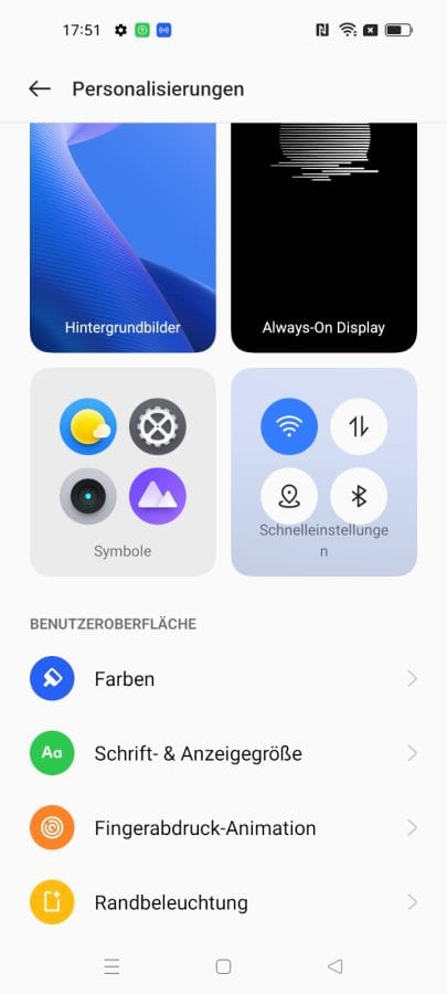 realmeUI 3.0 Personalisierung.