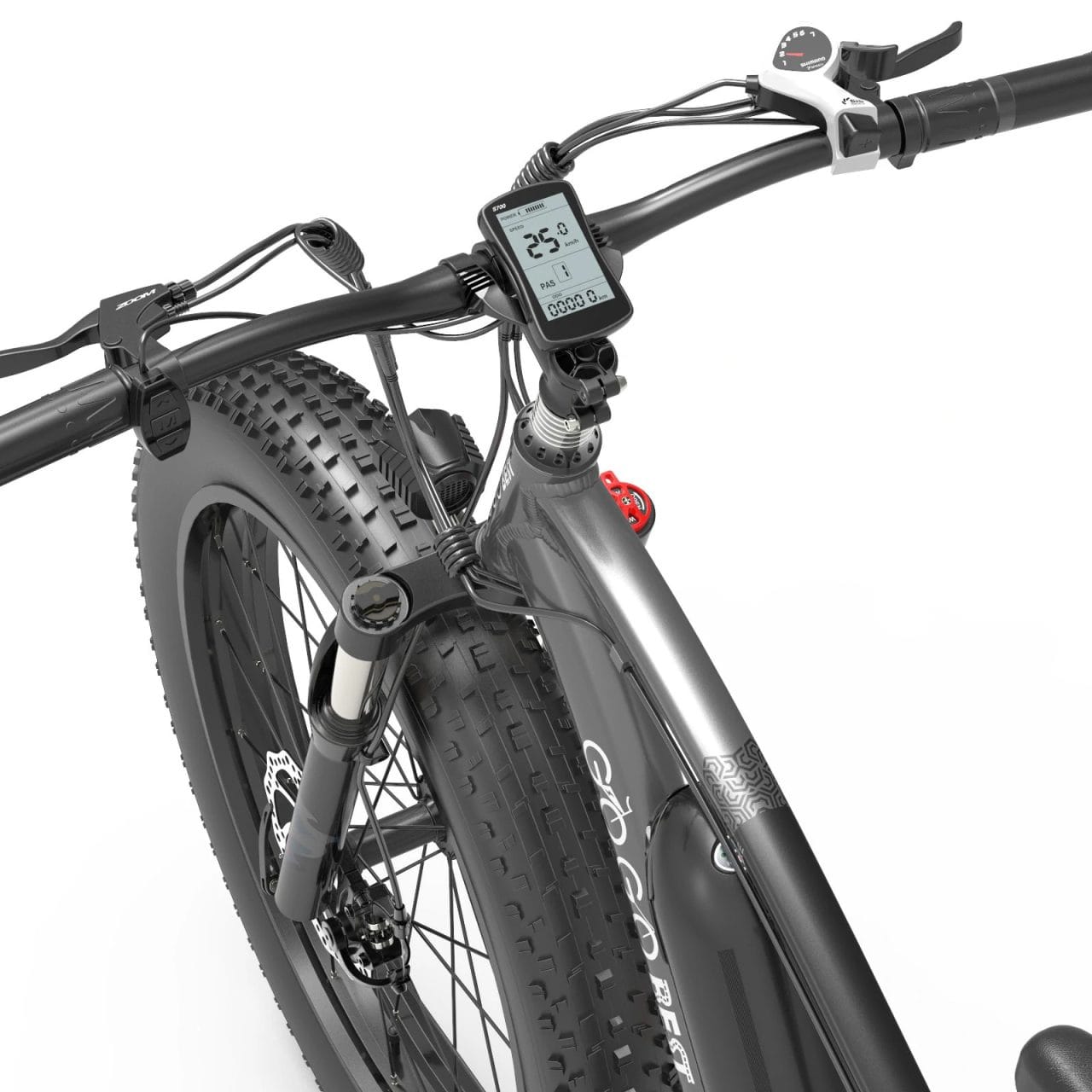 GOGOBEST GF600 E-Bike Lenker mit Fahrradcomputer