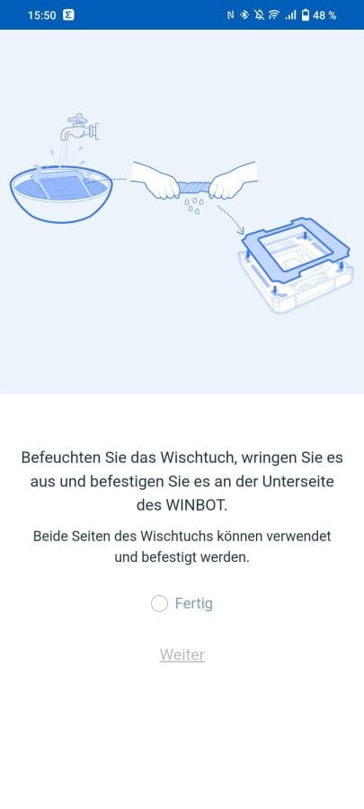 ECOVACS WINBOT W1 Pro App Einrichtung (2)