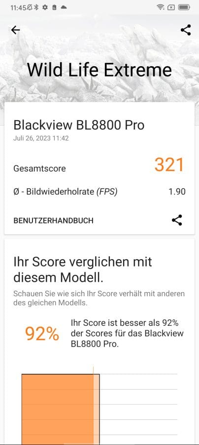 Blackview BL8800 Pro 3DMark