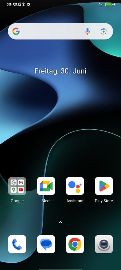 Blackview BL8800 Pro Homescreen