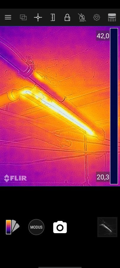 Blackview BL8800 Pro MyFLIR App Wärmebild