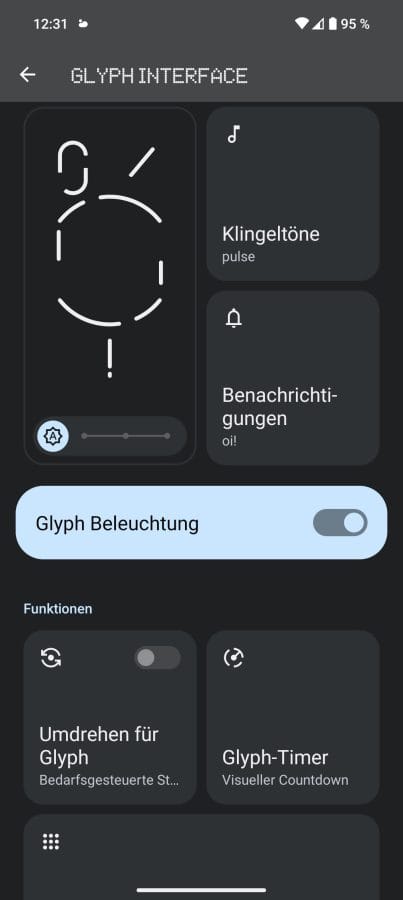 Nothing OS 2.0 Glyph Interface Menü (1)