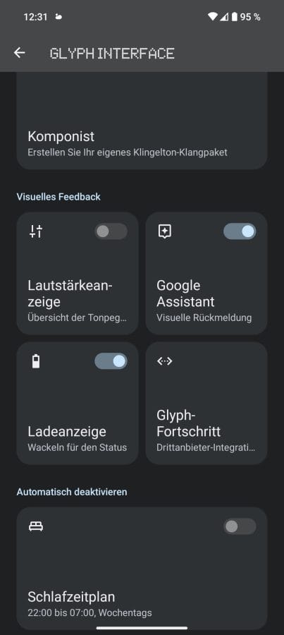 Nothing OS 2.0 Glyph Interface Menü (2)