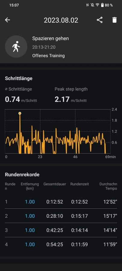 Mobvoi Health Übung (5)