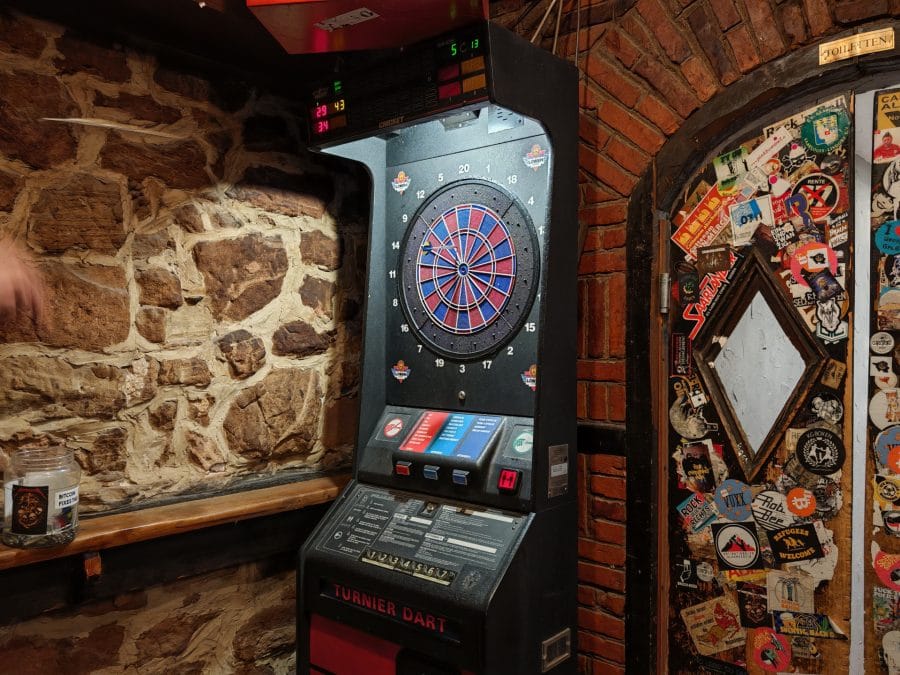 Kamera Testaufnahme Dart Spielautomat