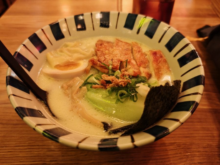 Kamera Testaufnahme Ramen Suppe