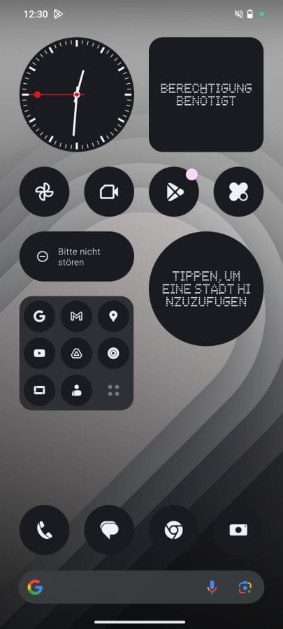 Nothing OS 2.6 Homescreen