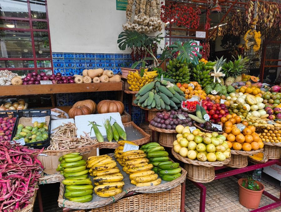 Obst auf einem Markt