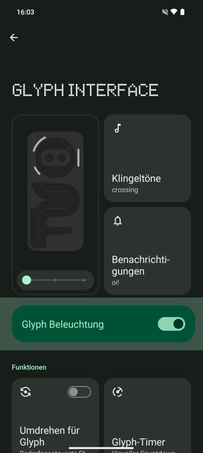 Nothing OS 2.6 Glyph Interface