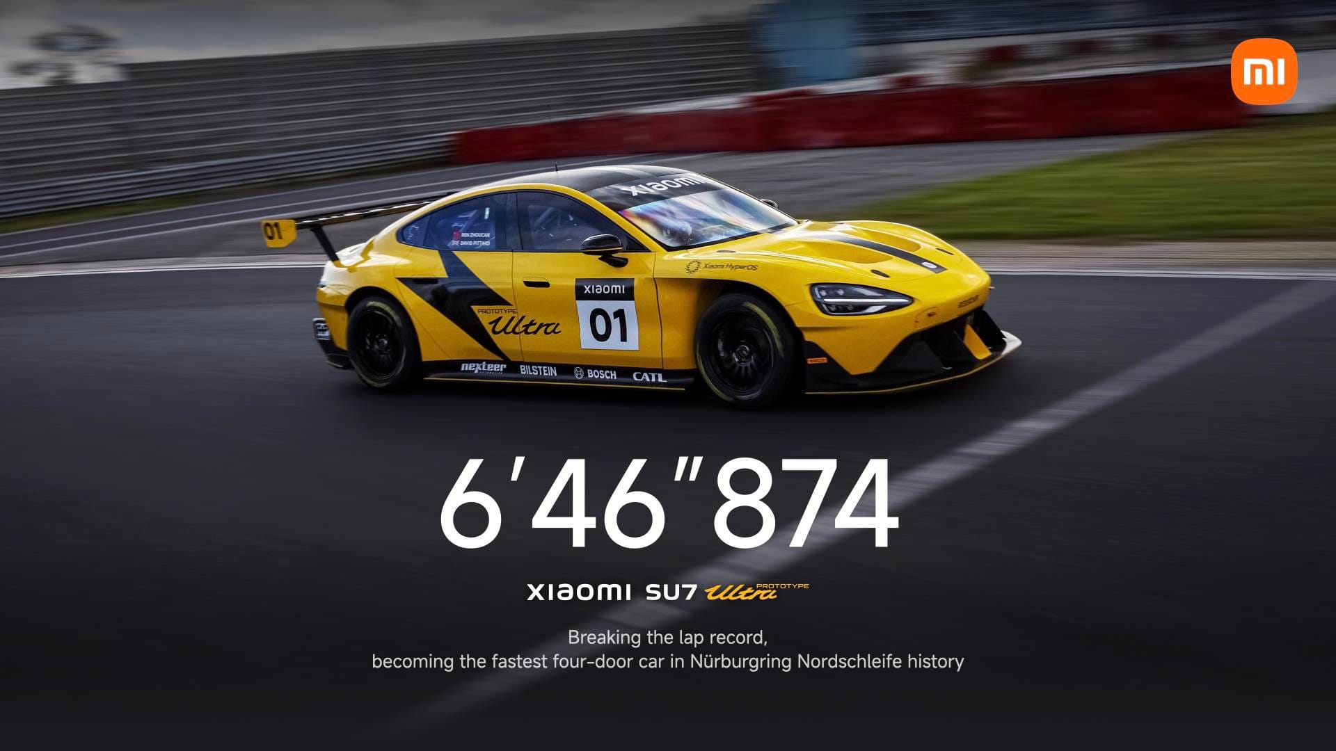 Xiaomi SU7 Ultra: Elektriserende Nürburgring-rekord for verdens ...